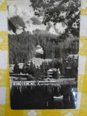 Lacul Rosu - vedere din statiune - vedere circulata 1964 foto
