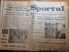 Ziarul sportul 3 noiembrie 1971-rapid bucuresti,UTA arad,steaua,dinamo,cupa UEFA