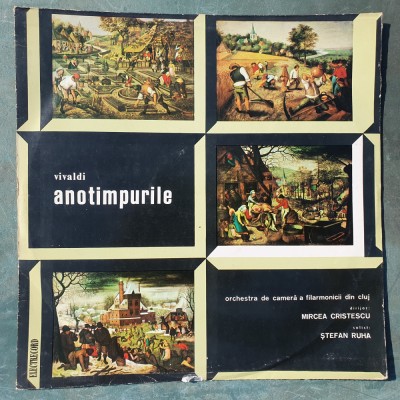 ANOTIMPURILE-ANTONIO VIVALDI, Electrecord, stare f buna foto