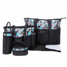 Geanta pentru mamici Mama Bag Diana Bleu