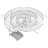 Cumpara ieftin Generator de fum rece, 19,5 cm, otel inoxidabil, rotund