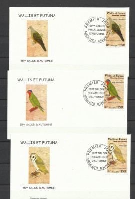 WALLIS E FUTUNA 2001 FAUNA PASARI FDC foto