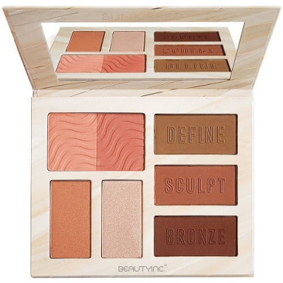 Paleta contur cu pudre bronzante, Sunkissed Contour Pro Bronzing, 7 culori foto