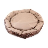 Cumpara ieftin Culcus din material impermeabil pentru caine/pisica, model Animal Print, 77 cm