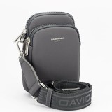 Cumpara ieftin Borseta gri inchis crossbody David Jones Paris CM6906 M0