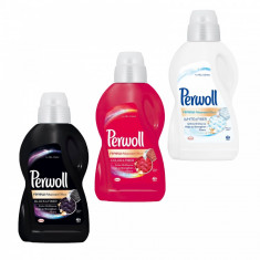 Pachet promo 3 x Perwoll Detergent lichid 900 ml 15 spalari Renew Advanced Black White Color foto