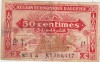 ALGERIA 50 Centimes 1944 second edition aF