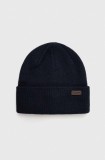 Barbour caciula culoarea albastru marin, din tricot gros