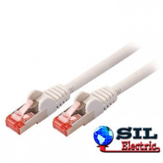 Cablu S/FTP cat6 RJ45 tata - RJ45 tata 3.00m gri, Valueline foto