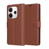 Techsuit - Leather Folio - Xiaomi Redmi Note 14 5G - Brown