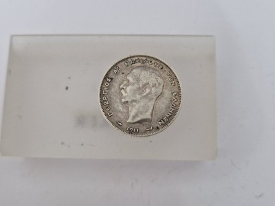 Grecia 2 Drachme 1911 Argint foto