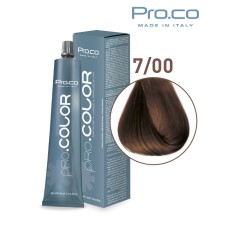 Vopsea de par profesionala PRO.COLOR 100 ml - Pro.Co - 7/00 BLOND NATURAL INTENS