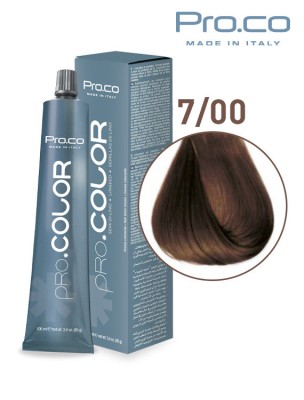 Vopsea de par profesionala PRO.COLOR 100 ml - Pro.Co - 7/00 BLOND NATURAL INTENS foto