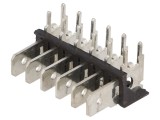 Conector Spadă 6,4mm 0,8mm Oțel Cositorit 500V