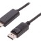 Cablu DisplayPort 1.2 la HDMI 3m Negru