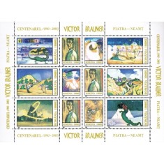 Romania 2003 - Centenarul Victor Brauner, bloc neuzat