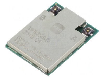 Modul IoT Bluetooth 5 și WiFi SMD 16x12x1.7mm cu Conectori I-PEX x2 foto