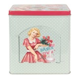 Cumpara ieftin Cutie depozitare metal multicolor 16x10x18 cm