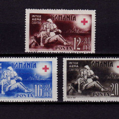 RO 1943 ,LP 151 ,"Crucea Rosie " serie MNH