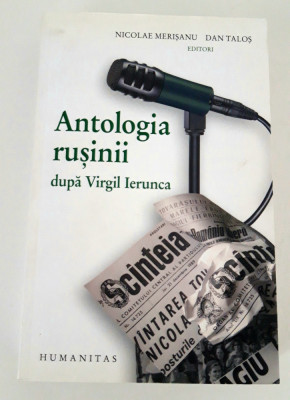 Nicolae Merisanu Antologia rusinii dupa Virgil Ierunca foto