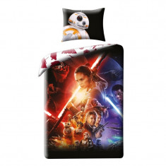 Lenjerie de pat copii Cotton Star Wars Star723BL foto