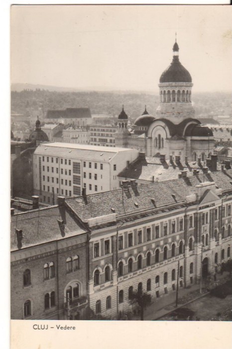 CPIB 22719 - CARTE POSTALA - CLUJ. VEDERE, RPR, NECIRCULATA