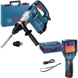 Bosch GTC 400 C + GBH 4-32 DFR - Termodetector - m -10/+400 grade C alimentare duala valiza speciala + Rotopercutor SDS-Plus 900 W 4.2 J mandrina inte