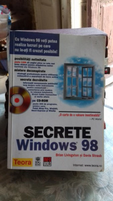 SECRETE WINDOWS 98 - BRIAN LIVINGSTON foto
