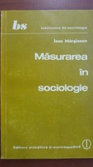 Masurarea in sociologie-Ioan Marginean