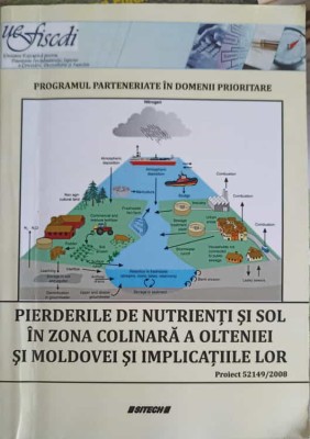 PIERDERILE DE NUTRIENTI SI SOL IN ZONA COLINARA A OLTENIEI SI MOLDOVEI SI IMPLICATIILE LOR-ROMULUS MOCANU S-251687 foto