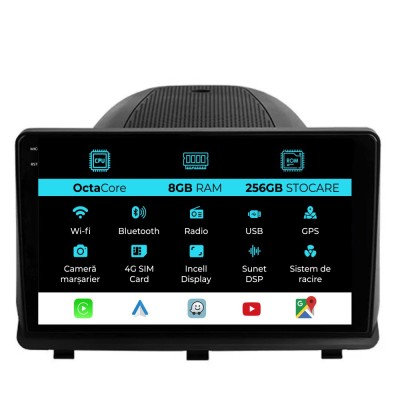 Navigatie Dedicata Opel Antara (2006-2016), 9Inch, 8Gb Ram, 256Gb Stocare, Carplay foto