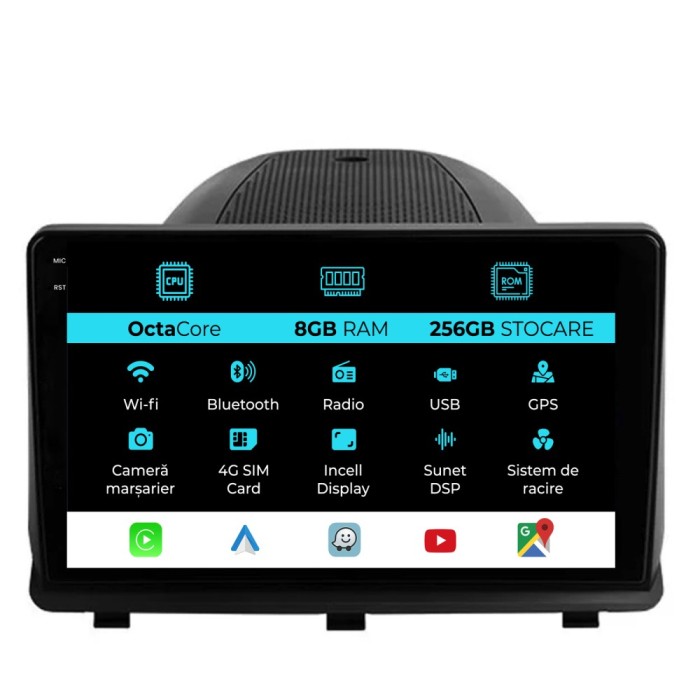 Navigatie Dedicata Opel Antara (2006-2016), 9Inch, 8Gb Ram, 256Gb Stocare, Carplay
