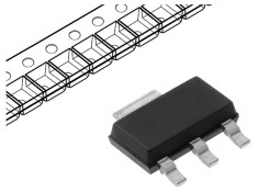 P-MOSFET Unipolar -60V 2.6A 2.3W SOT223 foto