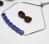 Bratara Din Argint Cu Elemente Zirconii Blue- ARG393H, Argintboutique