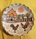 FARFURIE DECORATIVA DIN CERAMICA DE HOREZU- ARTIST B&Icirc;SCU GHEORGHE