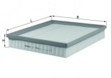 Filtru aer MAHLE LX1586