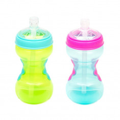 Cana cu pai KidiSipper Soft Grip Sportz, 12 luni+, 440 ml, Vital Baby foto