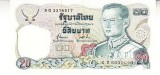 M1 - Bancnota foarte veche - Thailanda - 20 baht