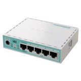 Router hEX, 5 porturi Gigabit, USB, PoE IN - MikroTik E50UG SafetyGuard Surveillance
