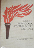 Liceul pedagogic Vasile Lupu 1855-1980