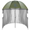 Shelter/Umbrela cu pereti laterali Baracuda U3-HUV, diametru 200 cm, protectie UV UPF50+, cuie ancorare, husa transport