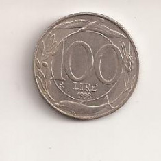 Moneda Italia - 100 Lire 1998 v1