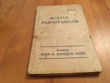 ECONOM IOAN N. IONESCU-AMZA, ROSTUL PARASTASELOR. EDIȚIA IV-A 1943