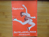 Program Baletul pe Gheata din Moscova -Fantezie de Iarna anul 1961