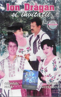 Casetă audio Ion Drăgan Și Invitații, originală foto