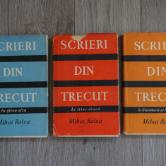 Mihai Ralea – Scrieri din trecut, in literatura si filozofie, 3 volume, 1957