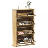 Dulap pantofi &quot;Corona&quot;, 99x32x163,5 cm, lemn masiv de pin