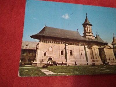 CARTE POSTALA -BISERICA MANASTIRII NEAMT CIRCULATA foto