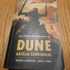 DUNE BATALIA CORRINULUI - Cartea a treia - Brian Herbert - 2009, 634 p.