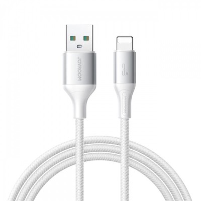 Cablu Date si Incarcare USB-A - Lightning Joyroom S-A28 Flash, 18W, 2m, Alb foto